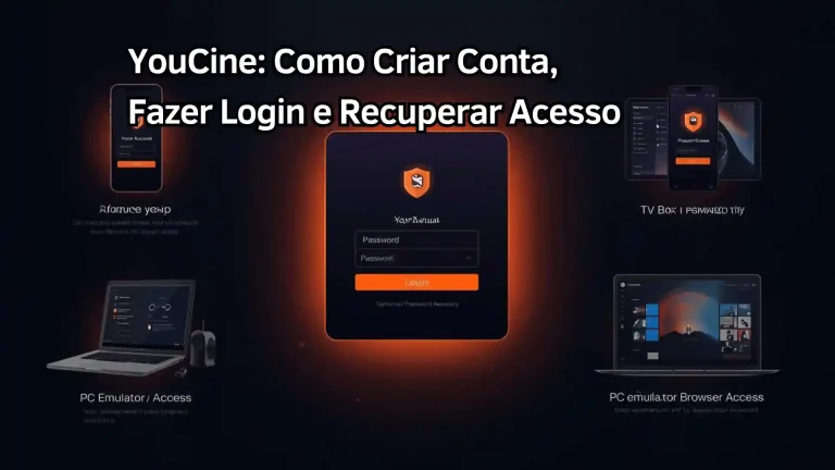 YouCine Como Criar Conta, Fazer Login e Recuperar Acesso