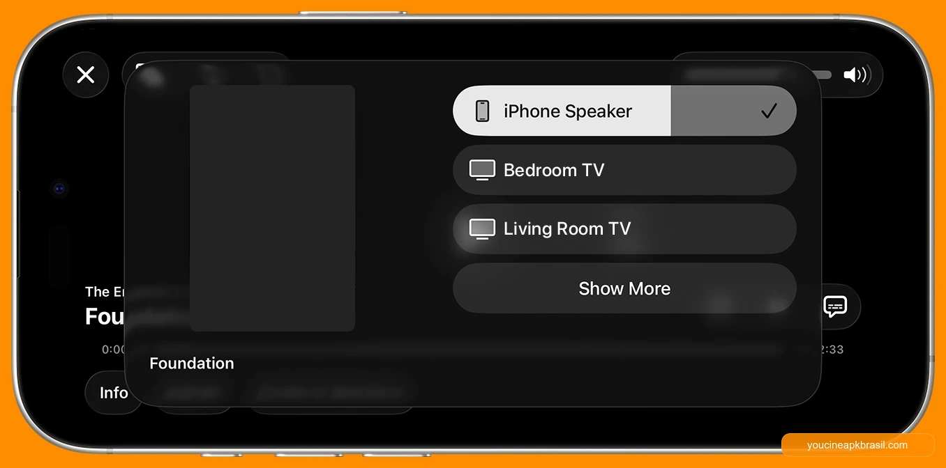 Como Espelhar o YouCine do Celular para a TV 6 Lista de dispositivos AirPlay no iPhone para enviar video para a TV